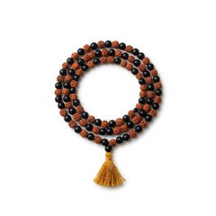 Rudraksha Karungali Mala - 108+1 Beads