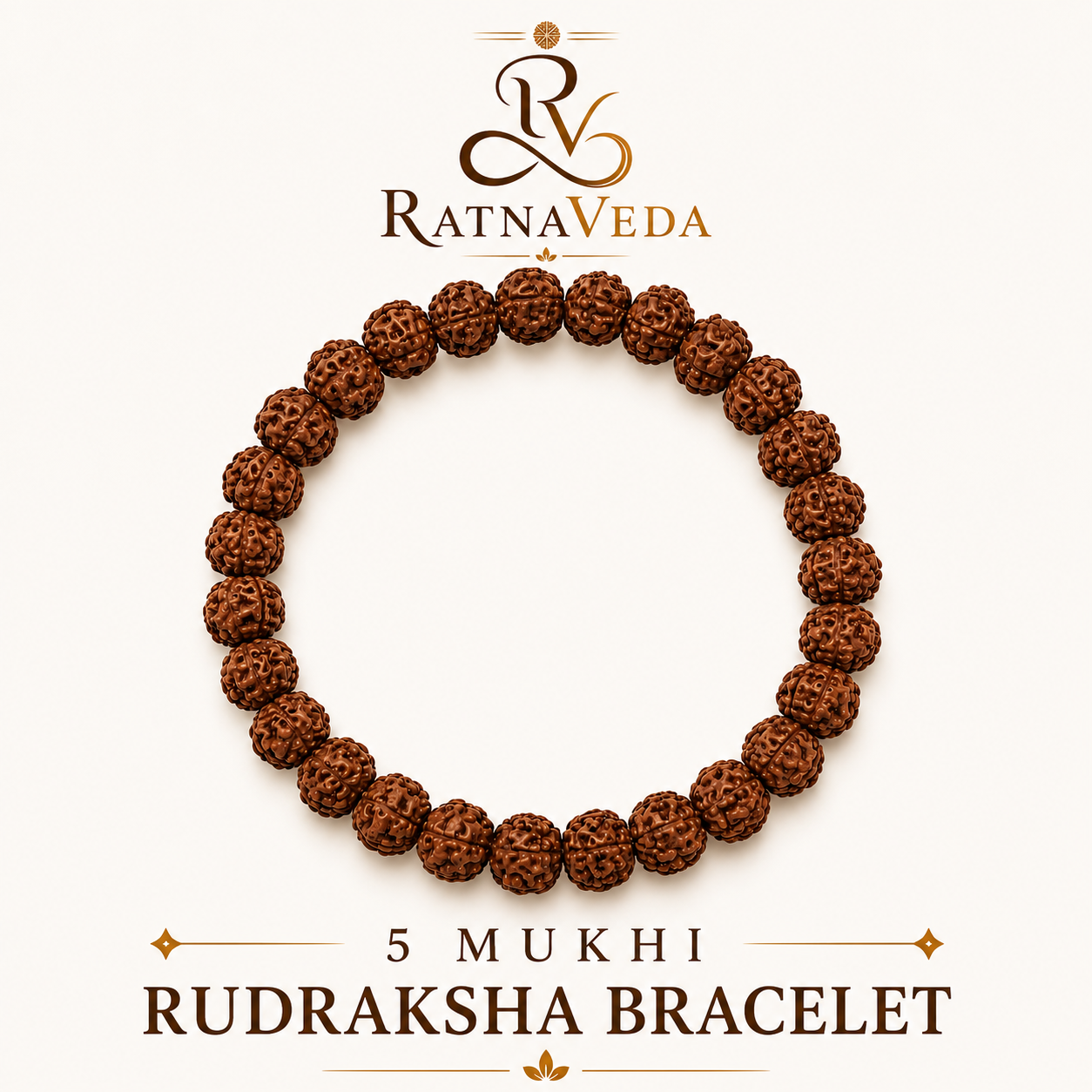 5 Mukhi Rudraksha Bracelet